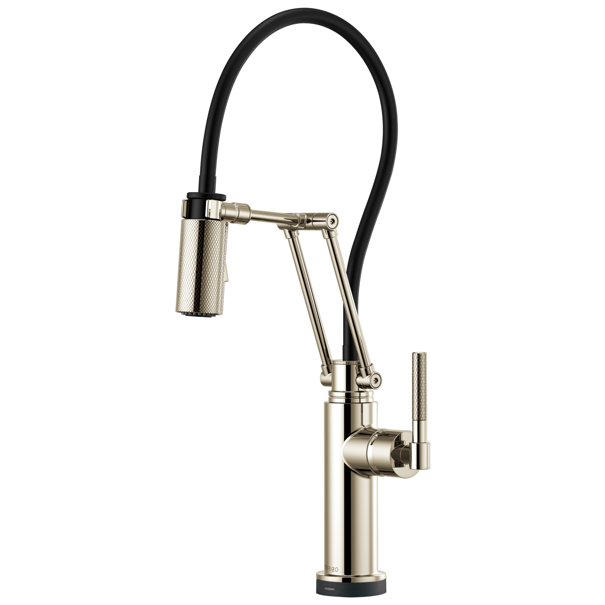 Brizo Litze Smart Touch Articulating Kitchen Faucet with Knurled Handle by Brizo