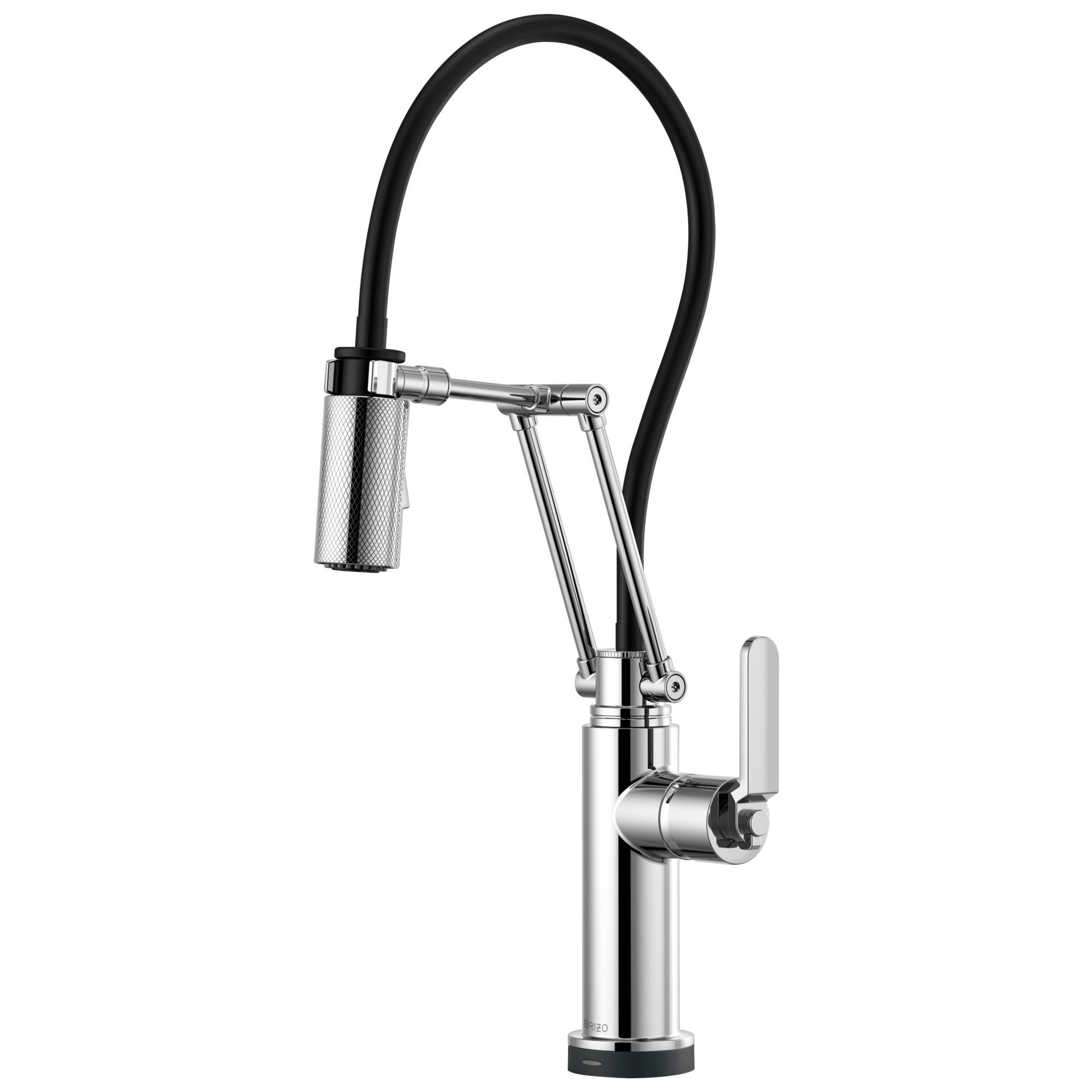 chrome kitchen faucet
