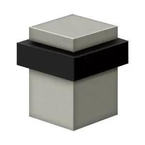 Deltana Square Universal Floor Bumper 2-1/2", Solid Brass by Deltana