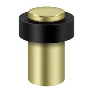 Deltana Round Universal Floor Bumper 3", Heavy Duty, Solid Brass by Deltana