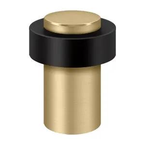 Deltana Round Universal Floor Bumper 3", Heavy Duty, Solid Brass by Deltana