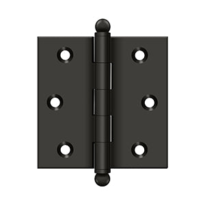 Deltana 2-1/2" x 2-1/2" Hinge with Ball Tips by Deltana
