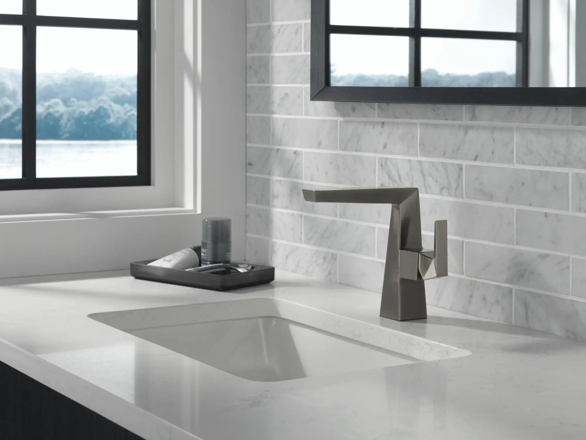 lumicoat black stainless bathroom faucet