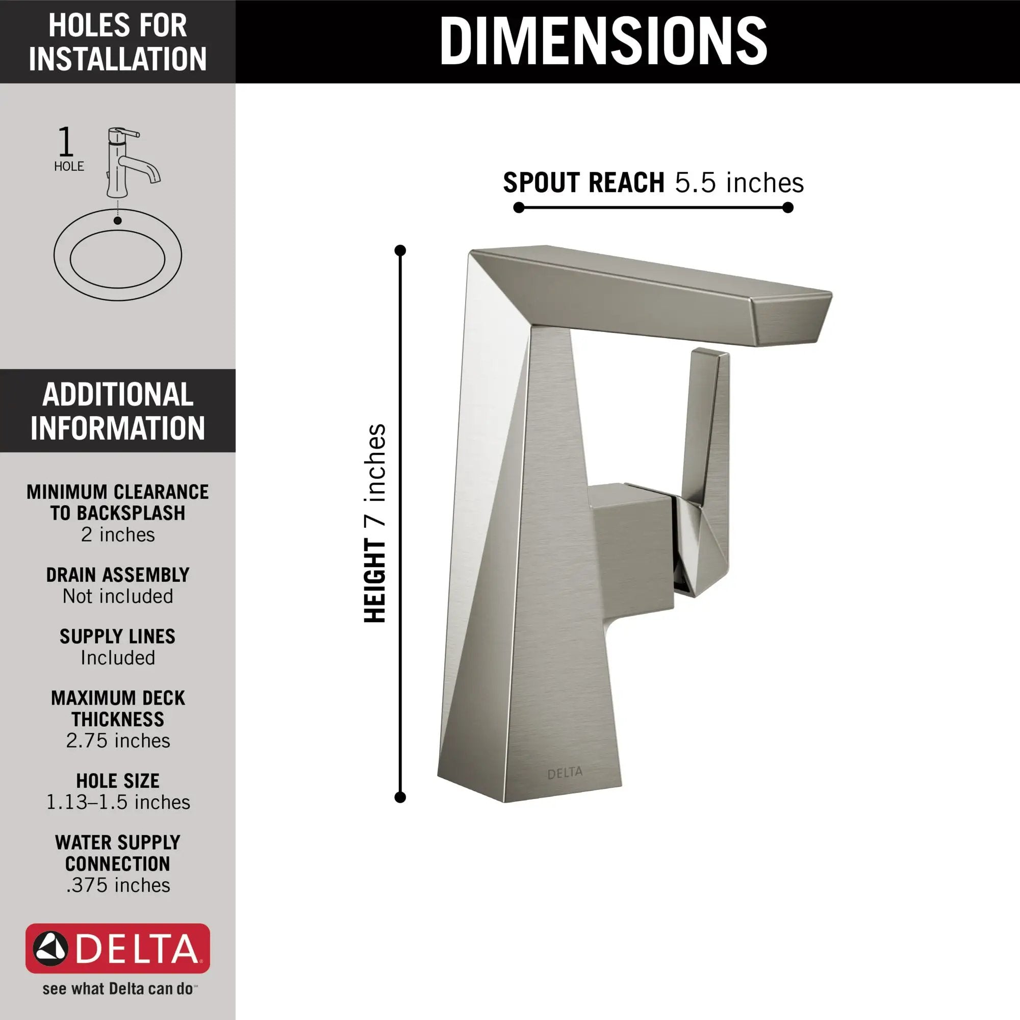 lumicoat stainless bathroom faucet