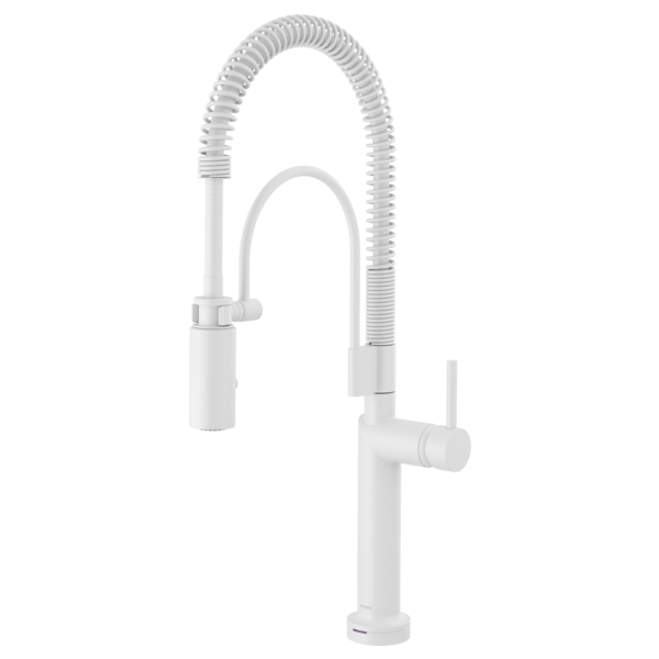 Brizo Jason Wu for SmartTouch Semi-Professional Kitchen Faucet - Less Handle - Matte White