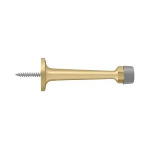 Deltana 3-1/4" Solid Brass Baseboard Door Bumper by Deltana