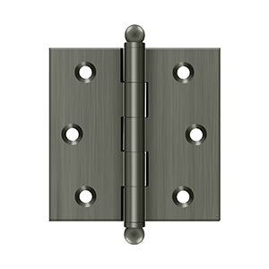 Deltana 2-1/2" x 2-1/2" Hinge with Ball Tips by Deltana