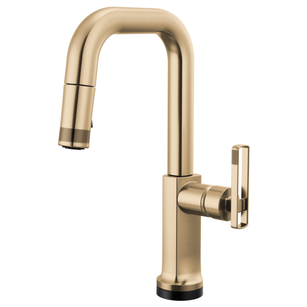 Brizo Kintsu SmartTouch Pull-Down Prep Faucet with Square Spout - Less Handle