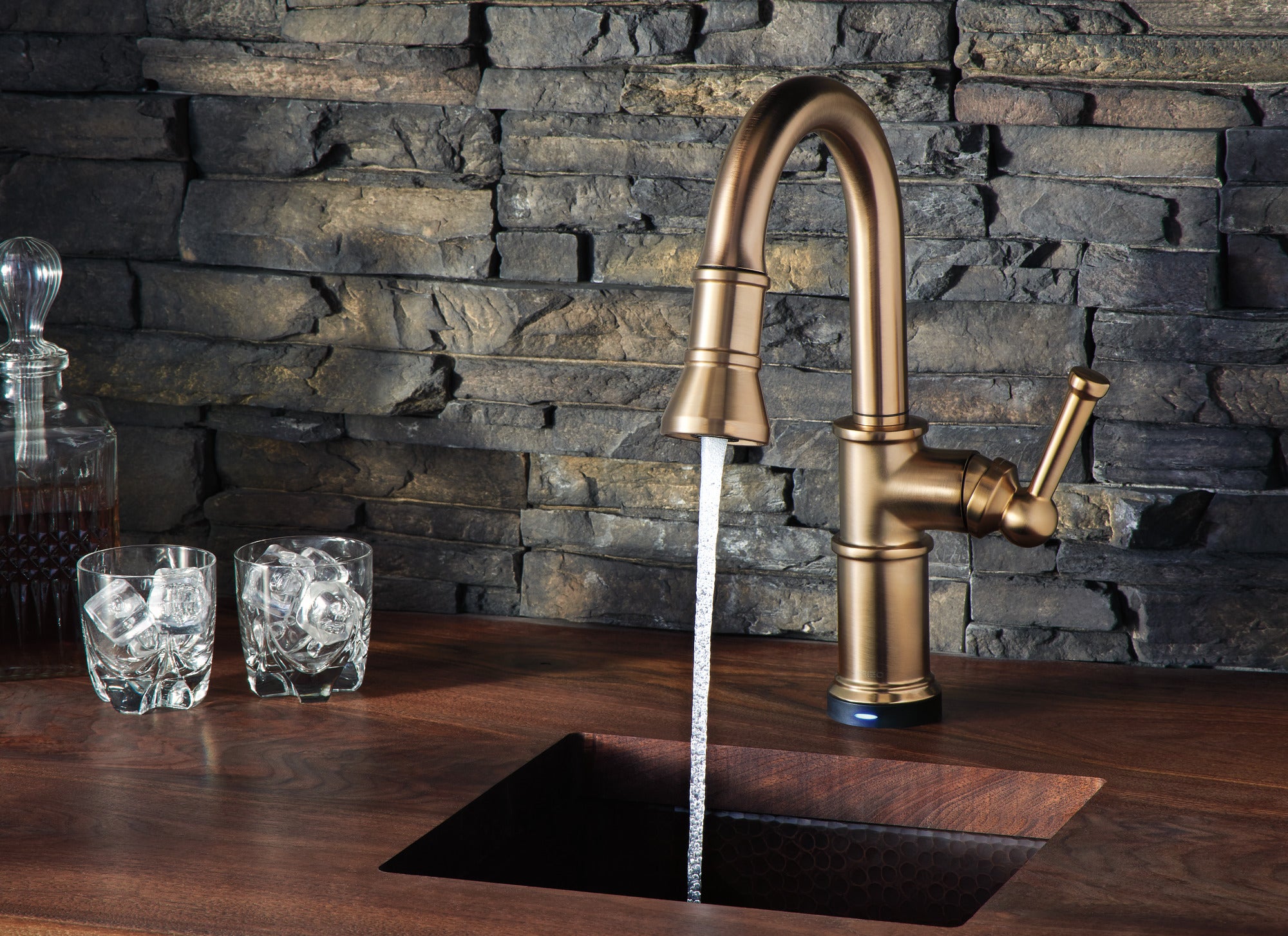 luxe gold prep faucet