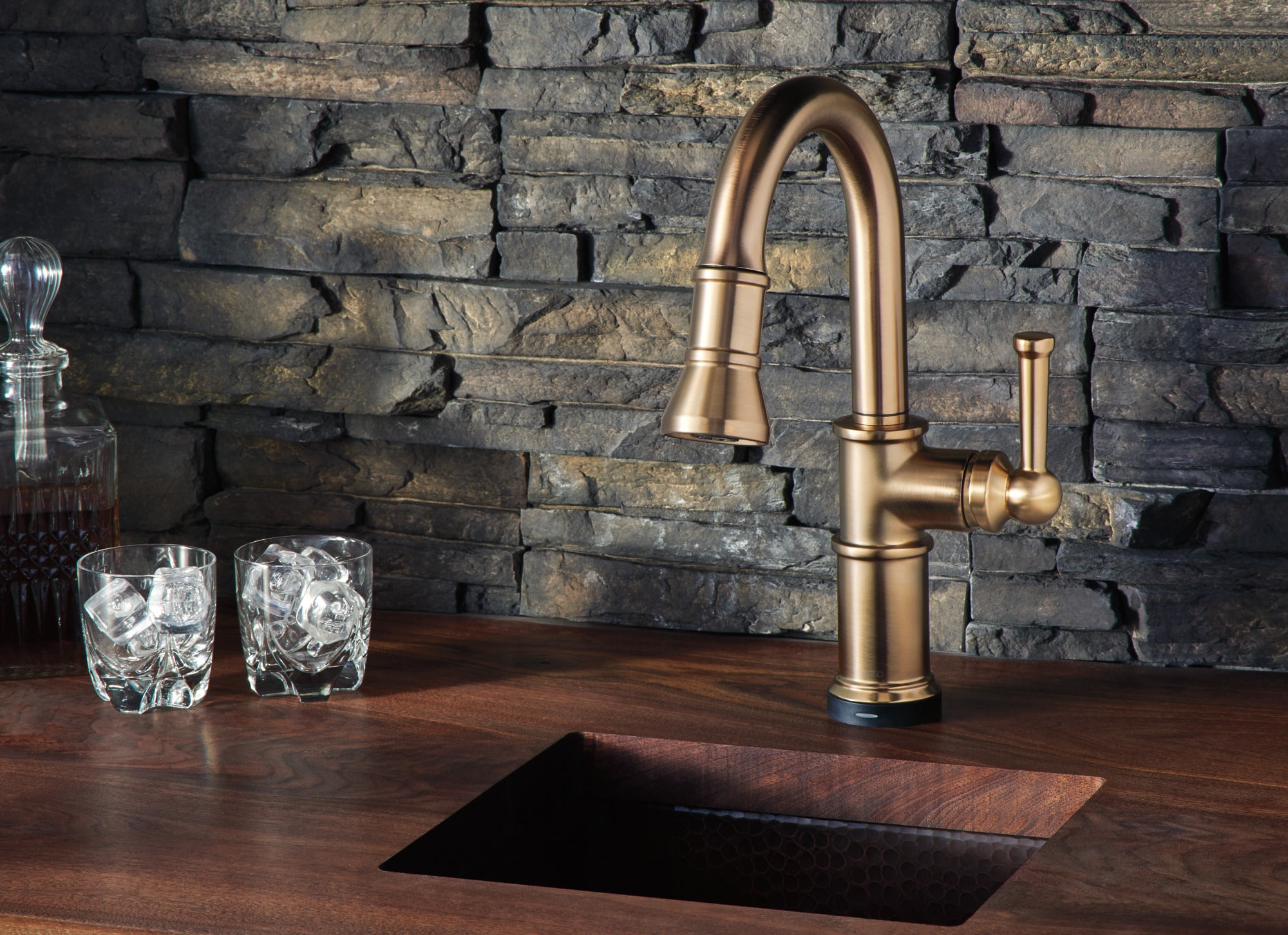 luxe gold prep faucet