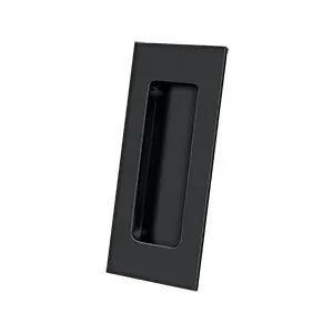 Deltana 4" x 1-7/8" x 7/16" Rectangular Solid Brass Flush Pull by Deltana
