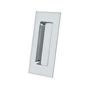 polished chrome flush pull