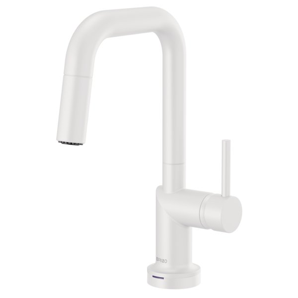 matte white kitchen faucet