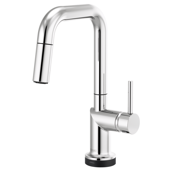 chrome kitchen faucet
