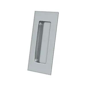 Deltana 4" x 1-7/8" x 7/16" Rectangular Solid Brass Flush Pull by Deltana