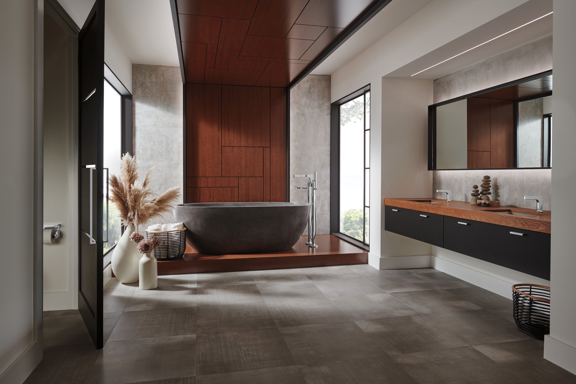 chrome tissue holder