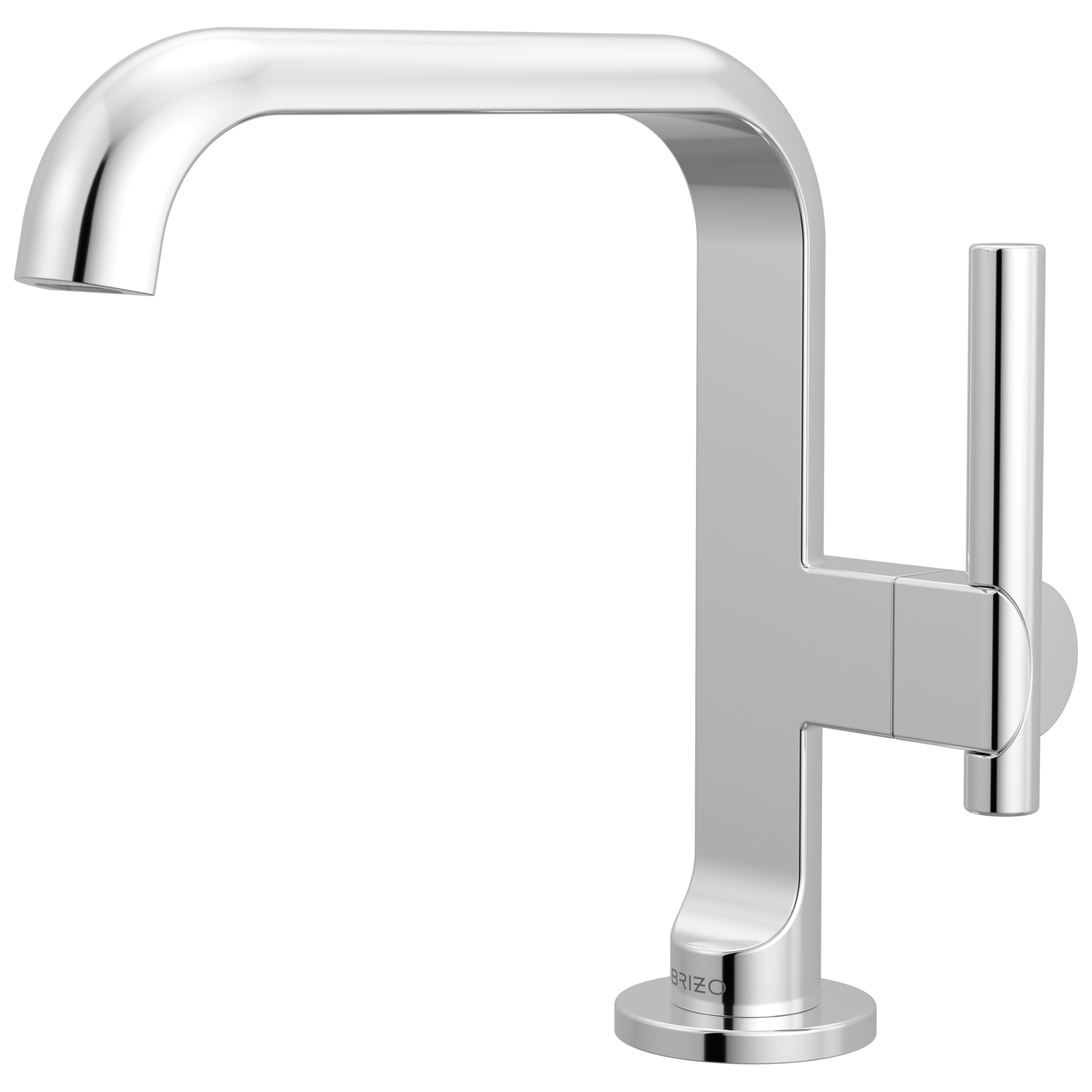 chrome bathroom faucet