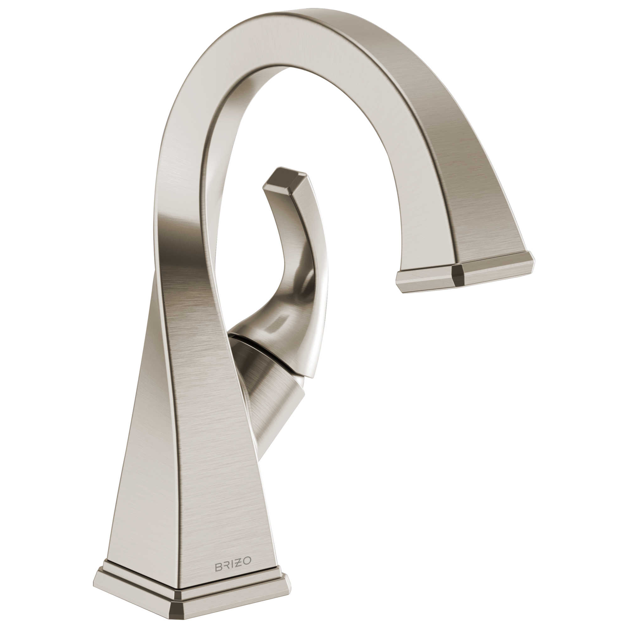 brueshed nickel lavatory faucet