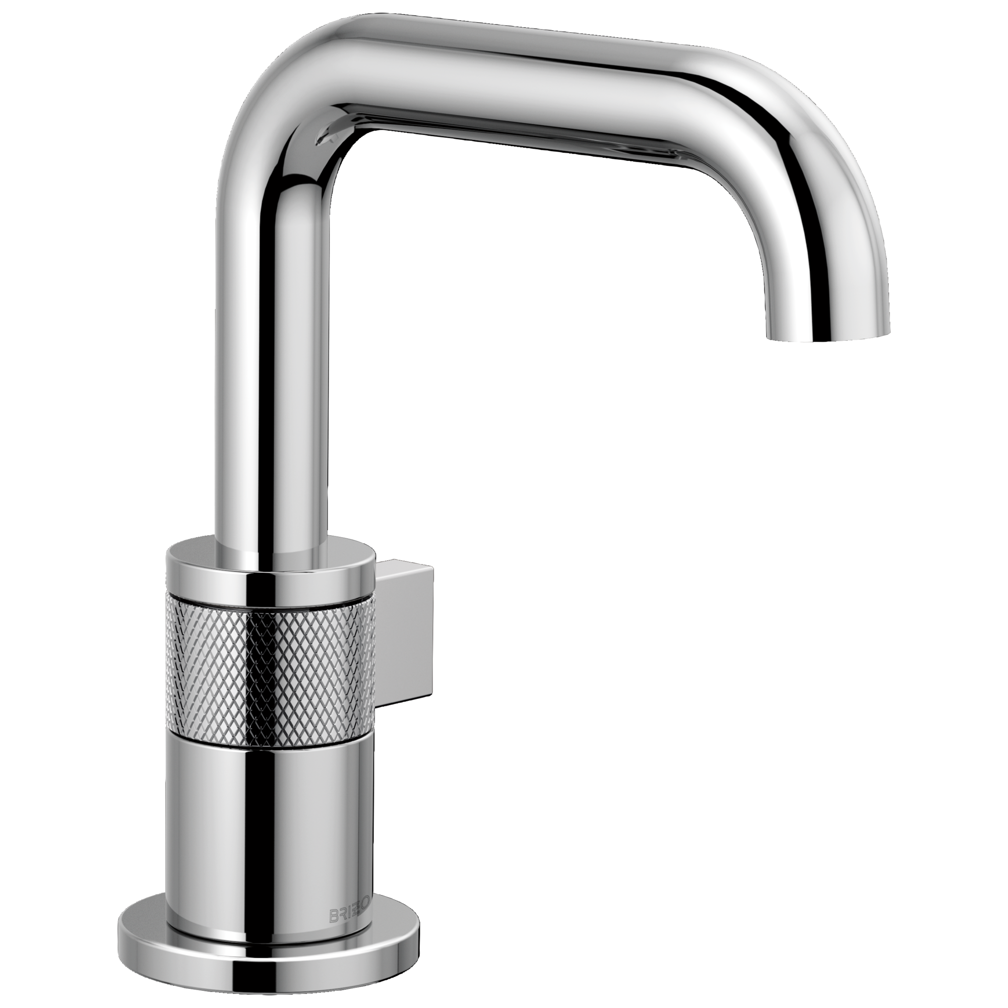 chrome lavatory faucet