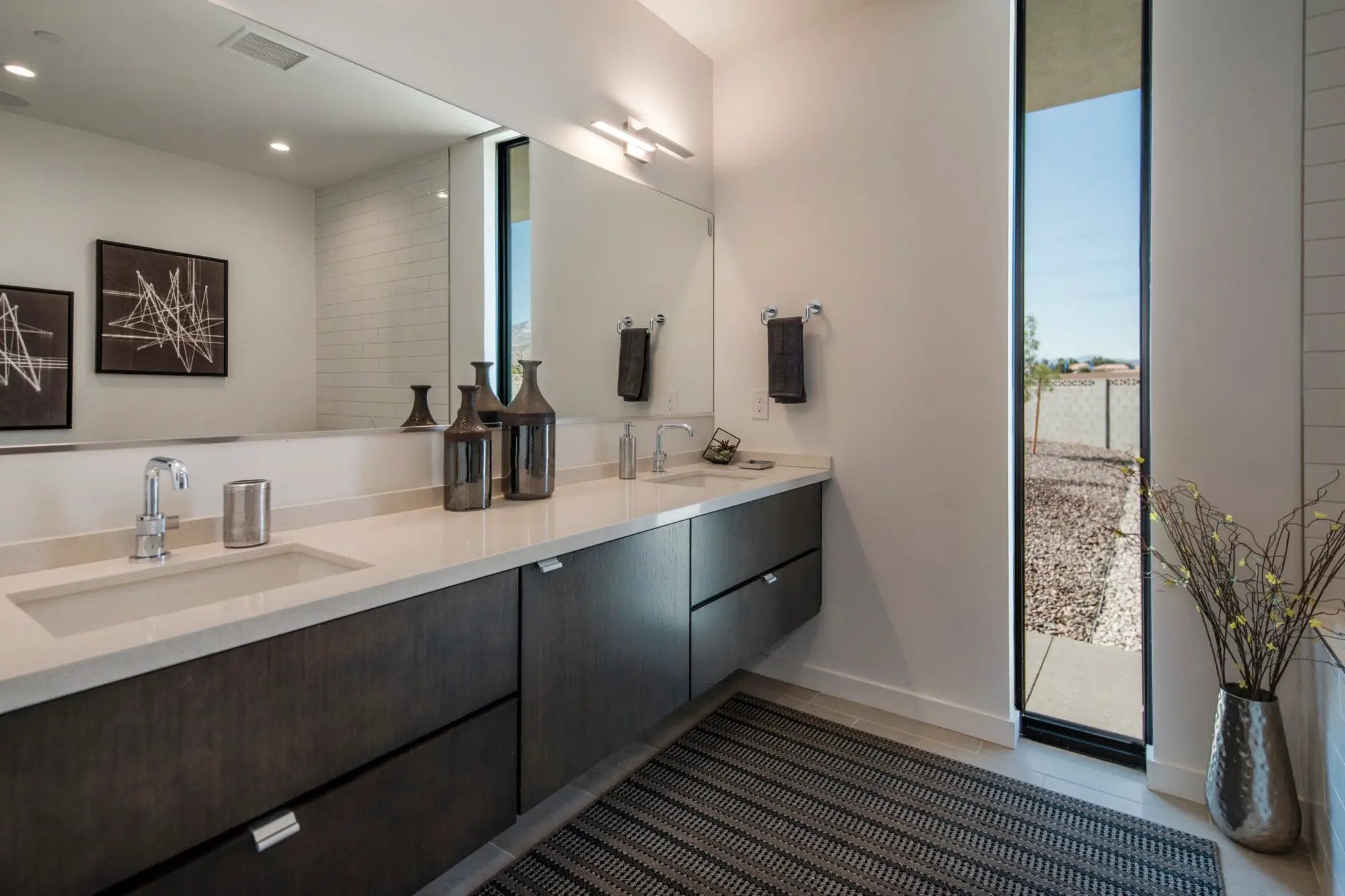 chrome towel bar