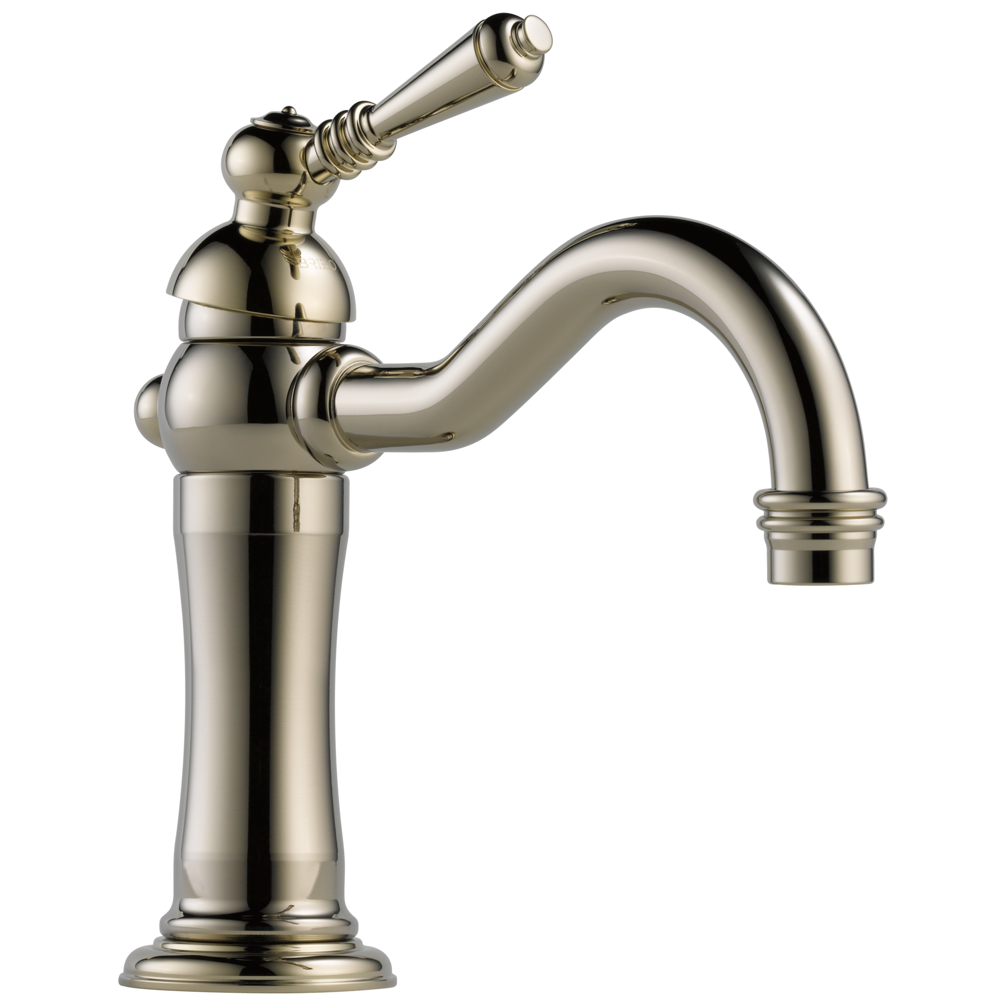 polished nickel lavatory faucet