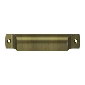 Deltana Rectangular Shell Pull 4" by Deltana