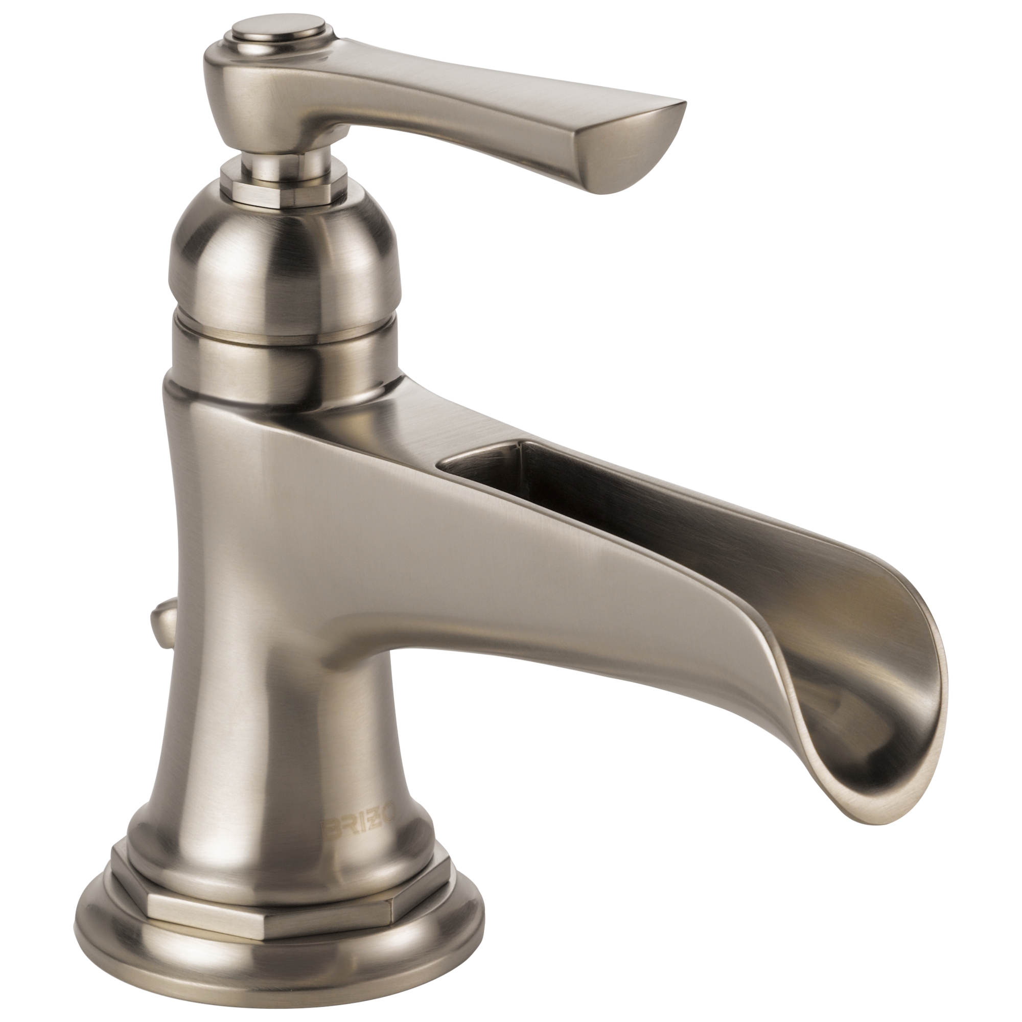 luxe nickel lavatory faucet