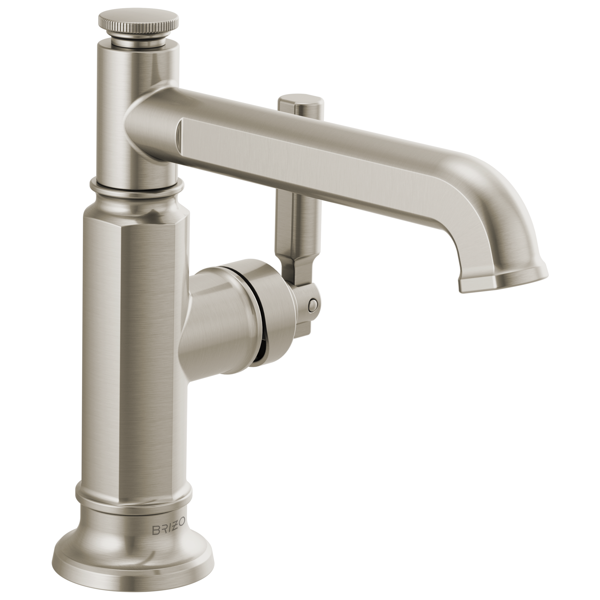 luxe nickel lavatory faucet