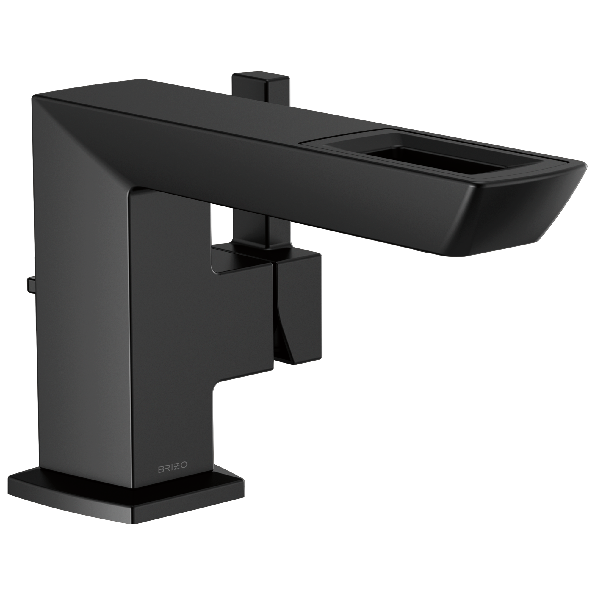 matte black lavatory faucet