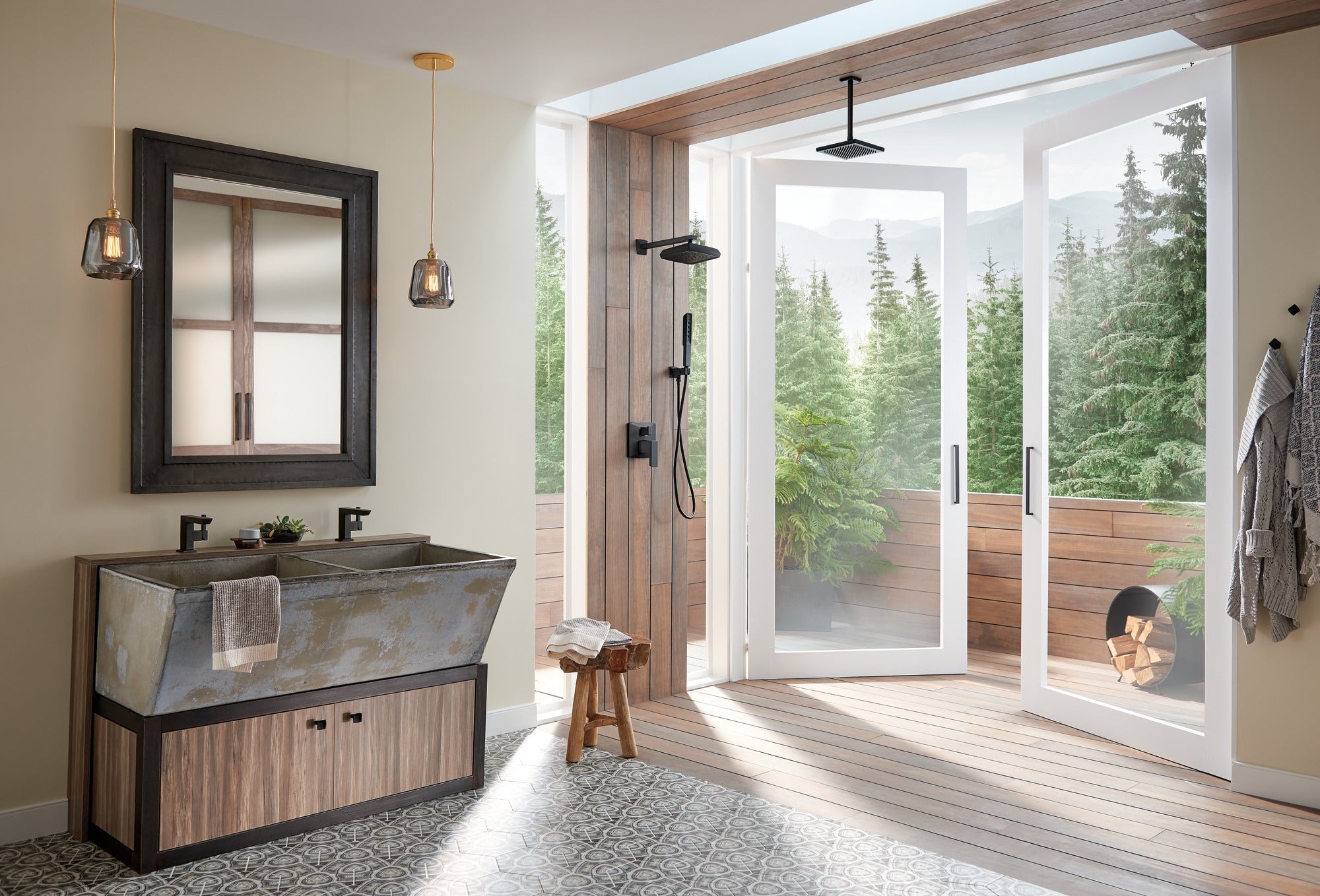 matte black handshower