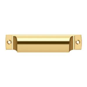 Deltana Rectangular Shell Pull 4" by Deltana