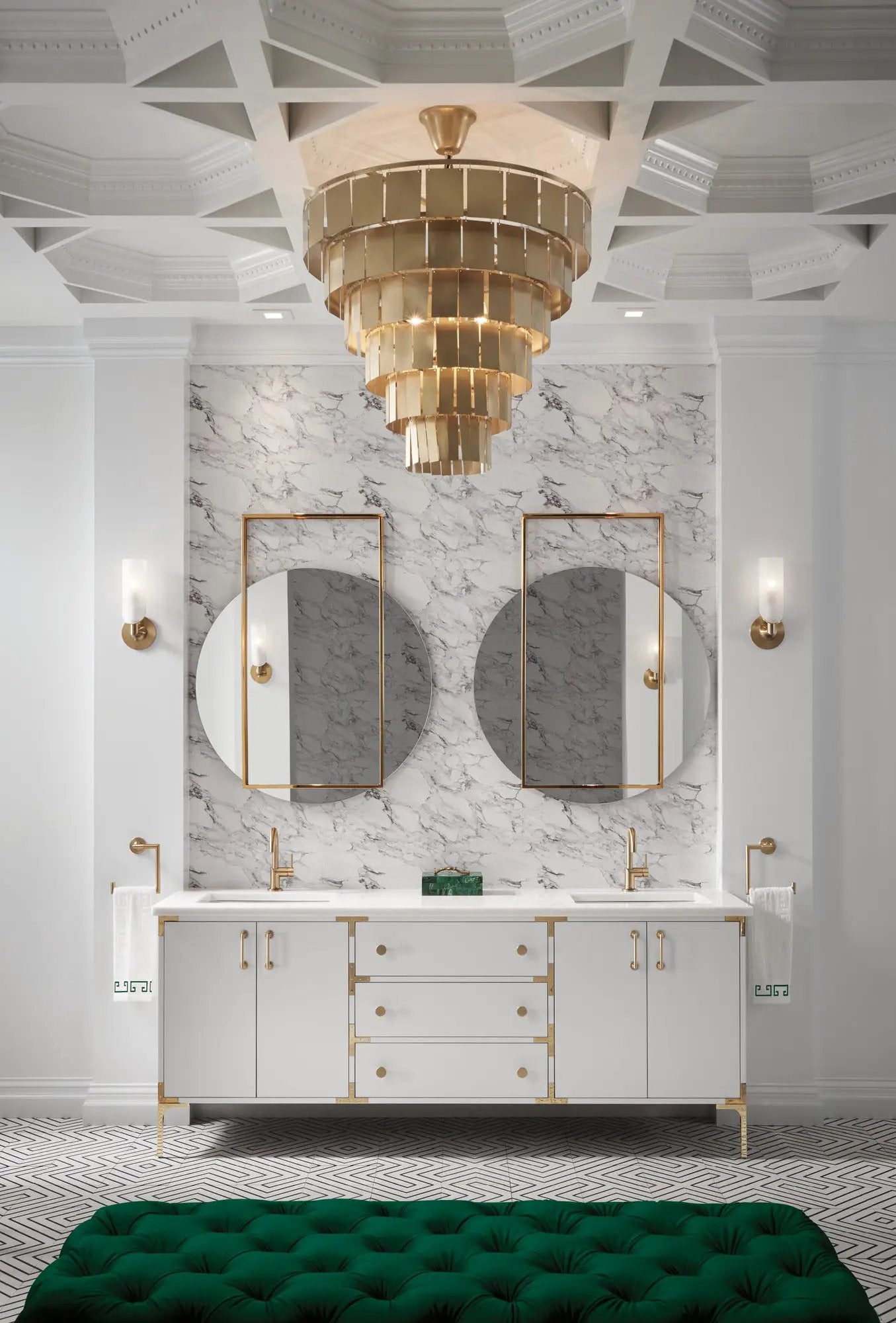 luxe gold drawer knob