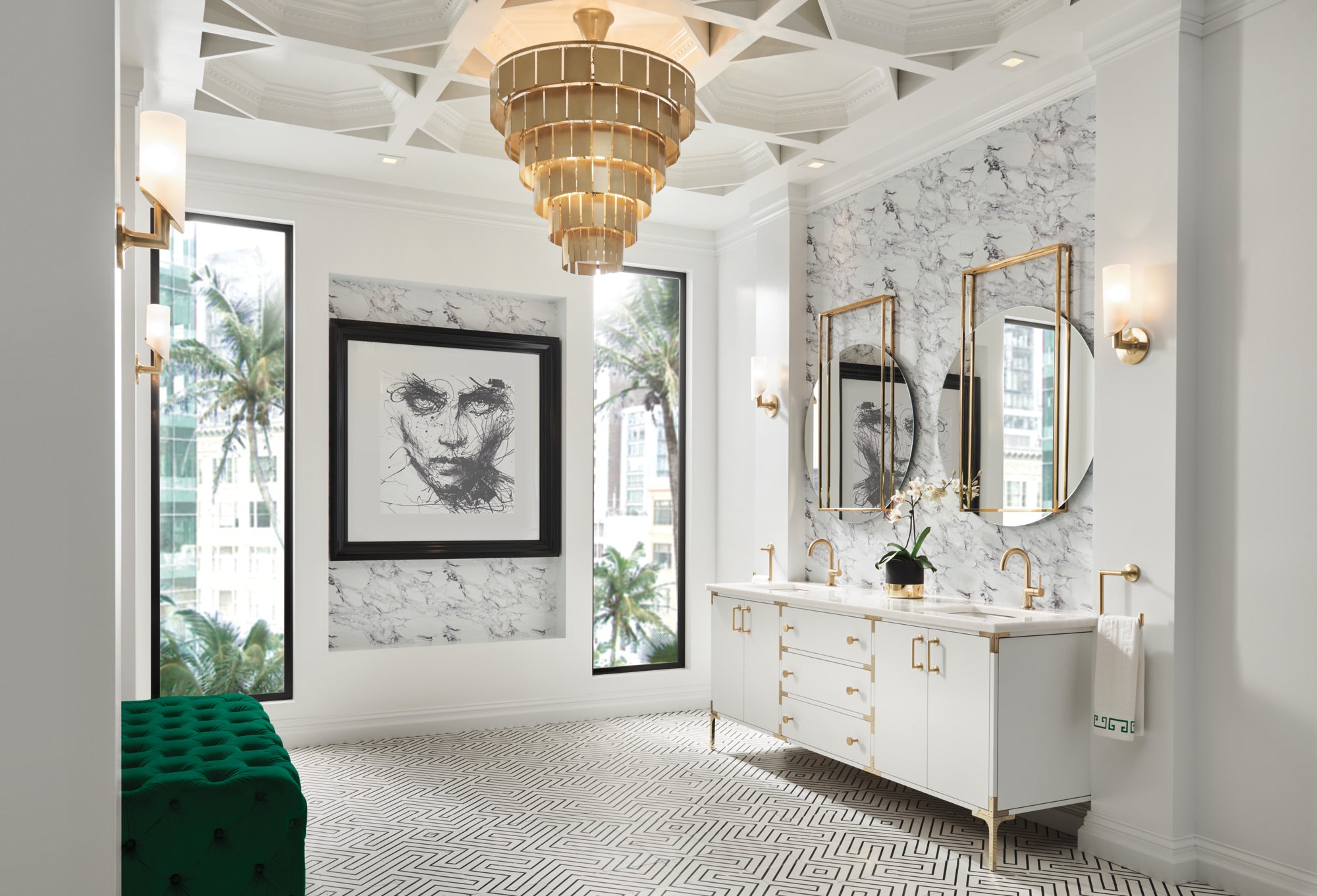 luxe gold lavatory faucet