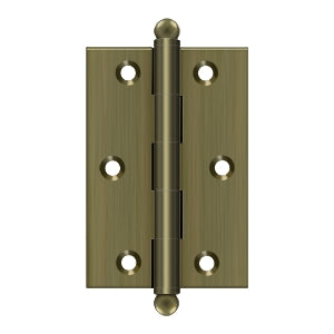 Deltana 3" x 2" Hinge with Ball Tips