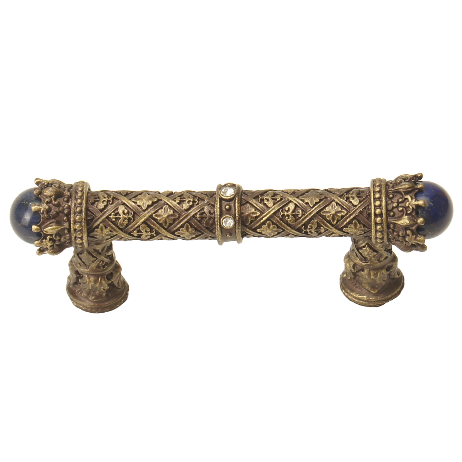 antique brass pull