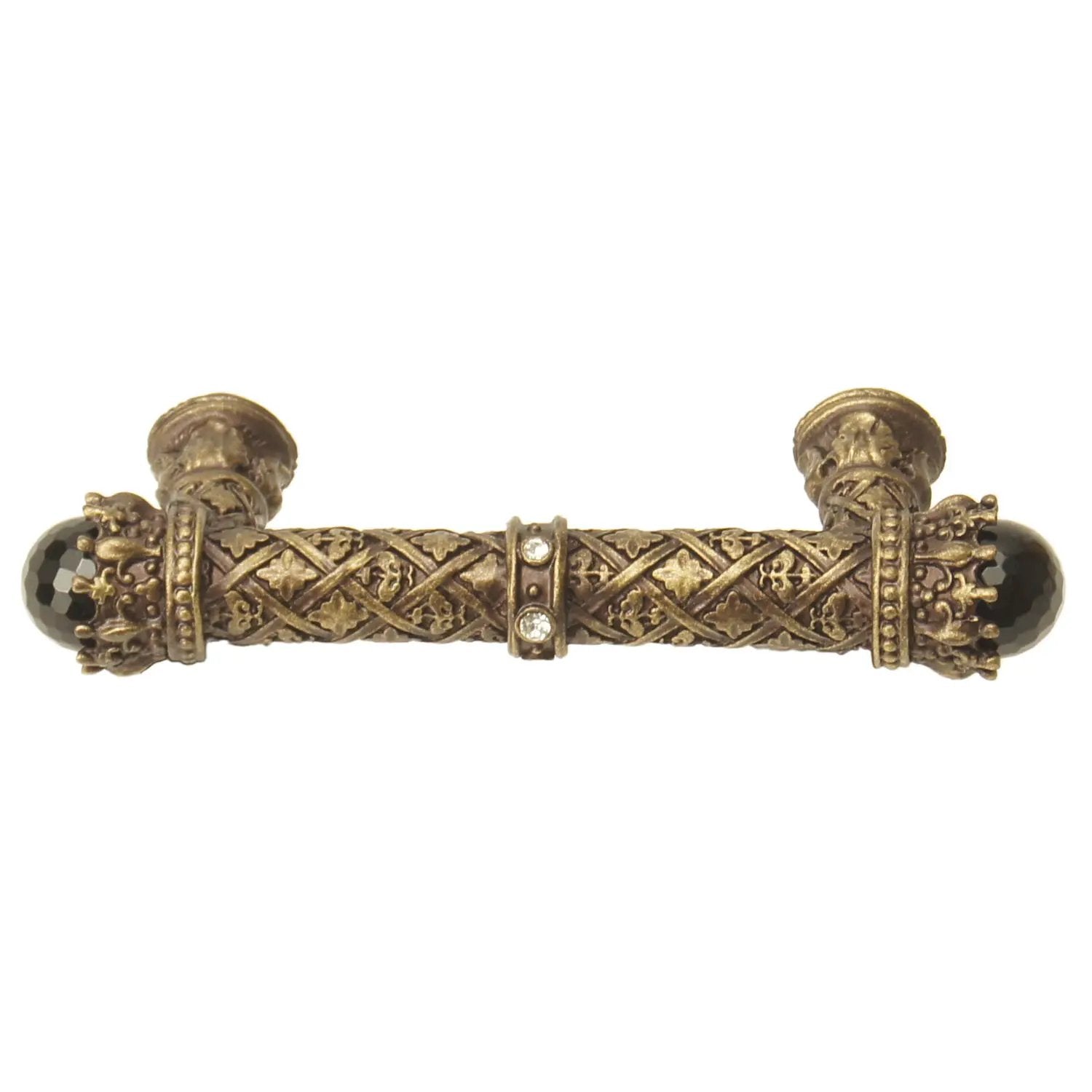 antique brass pull