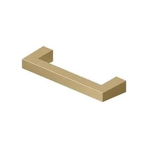 Deltana 3-1/2" Solid Brass Modern Square Bar Pull, HD by Deltana