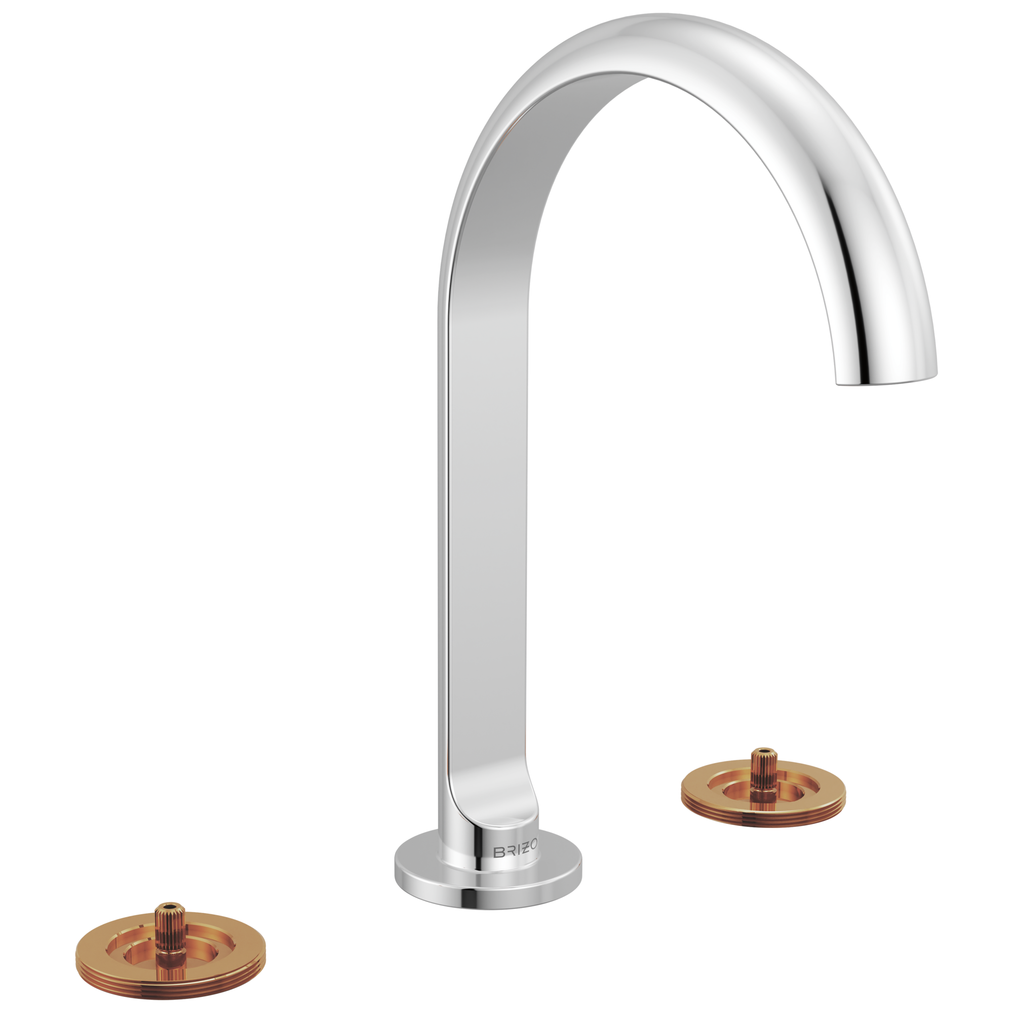 chrome bathroom faucet