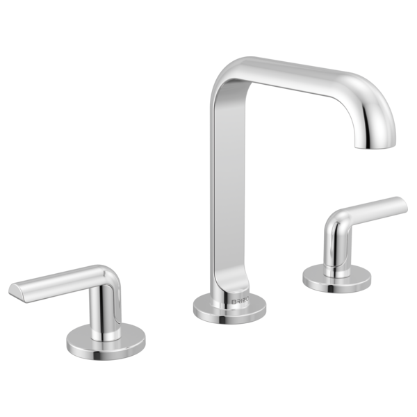 chrome bathroom faucet