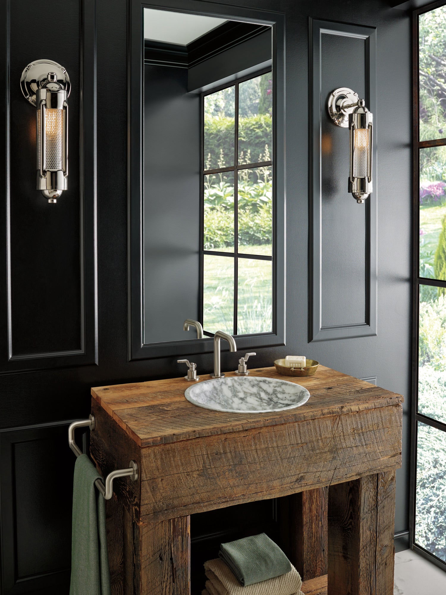 luxe nickel handle kit