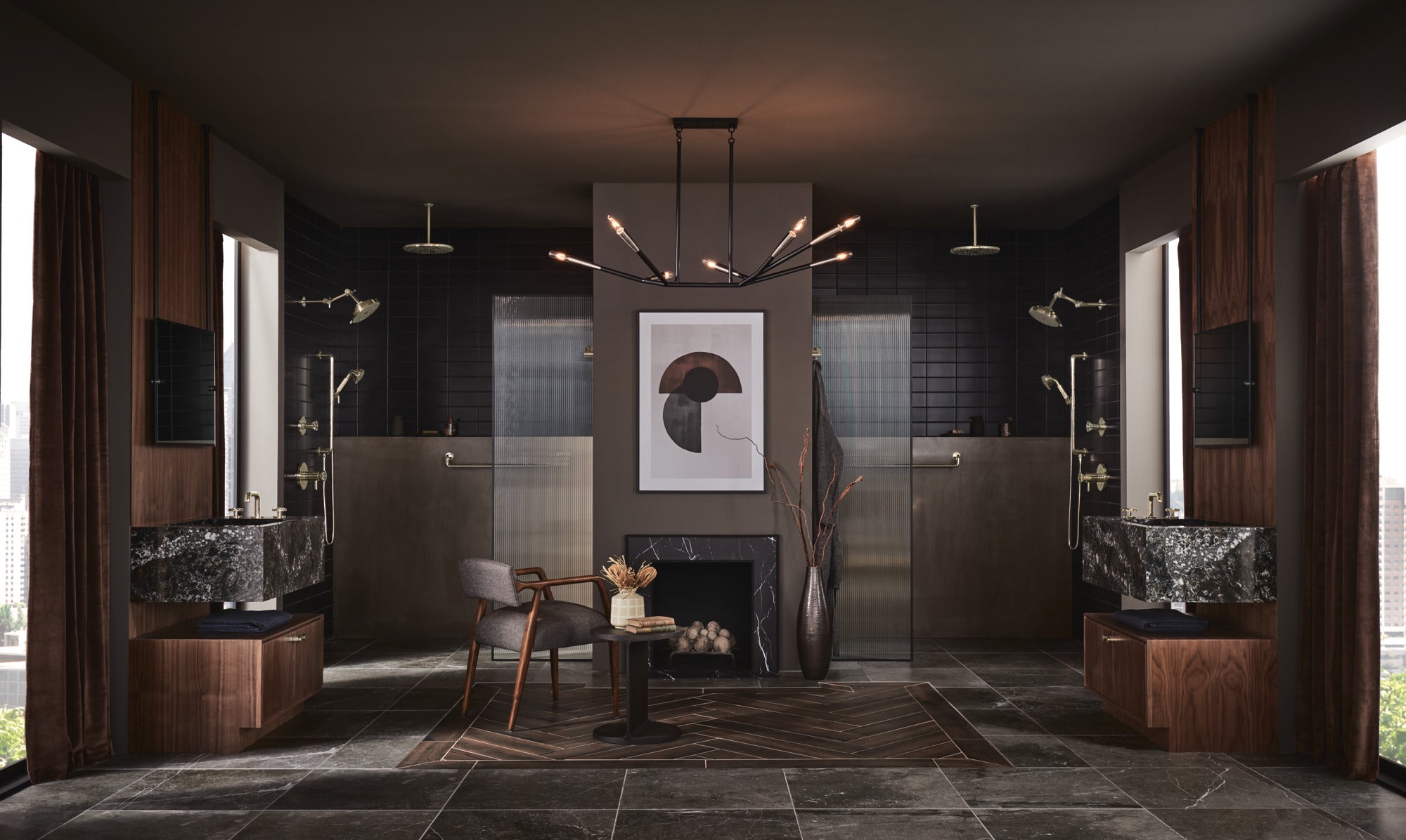 polished nickel handshower