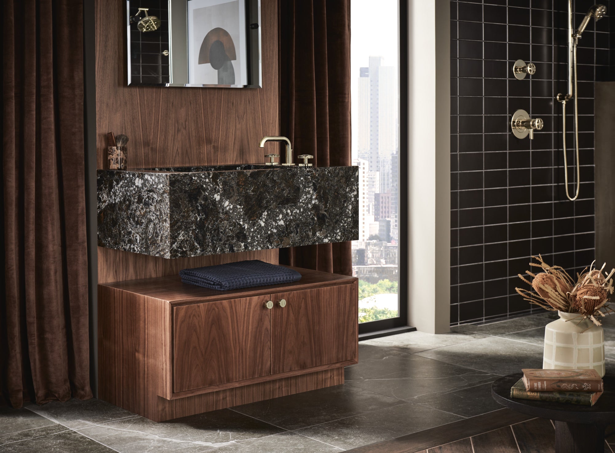 polished nickel handshower