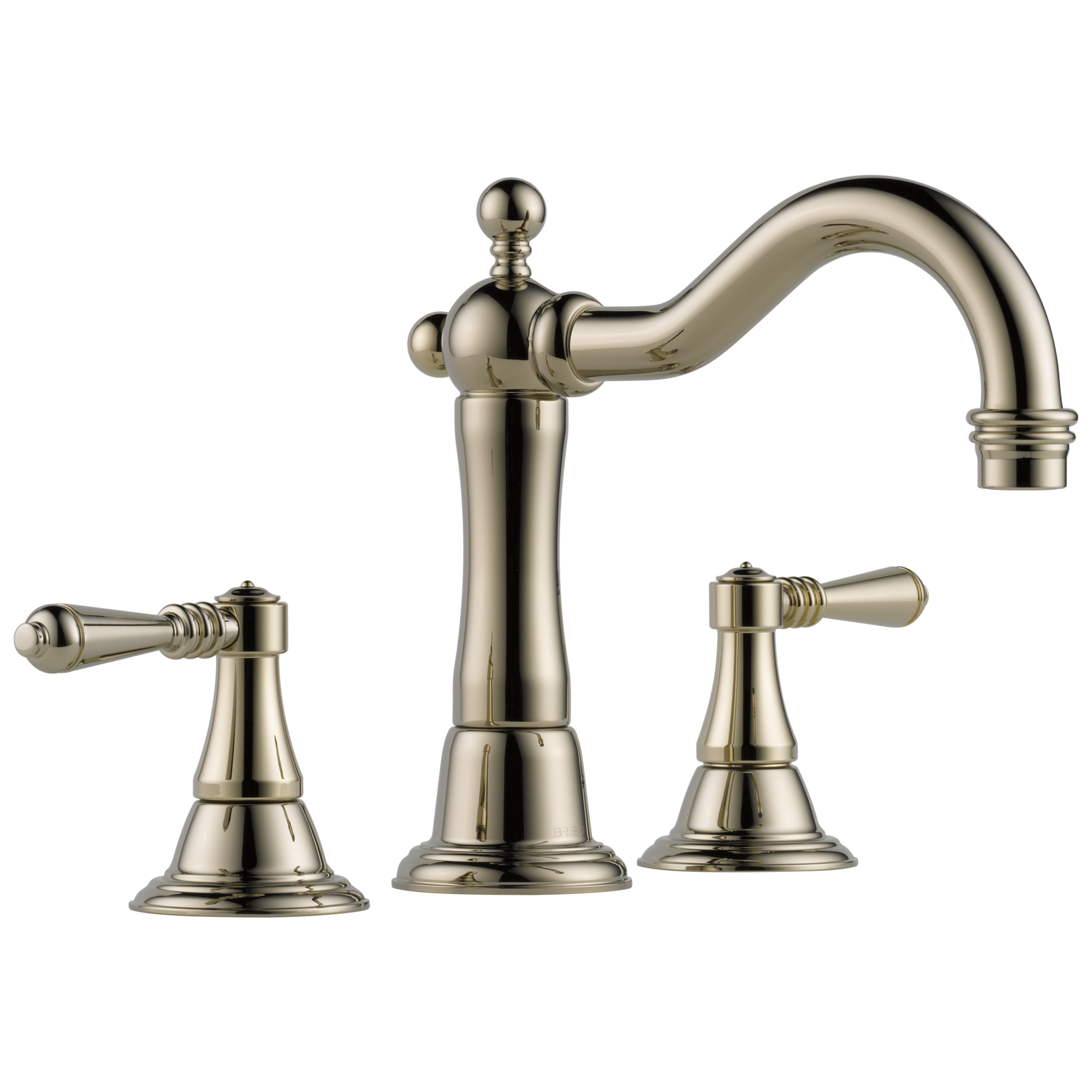 polished nickel lavatory faucet