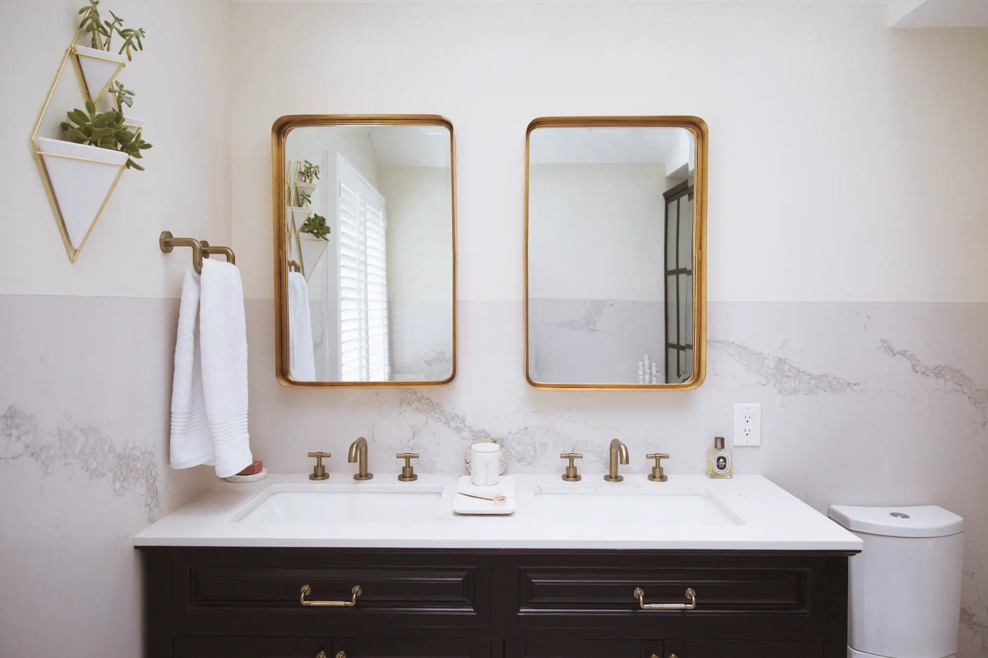 luxe gold drawer pull