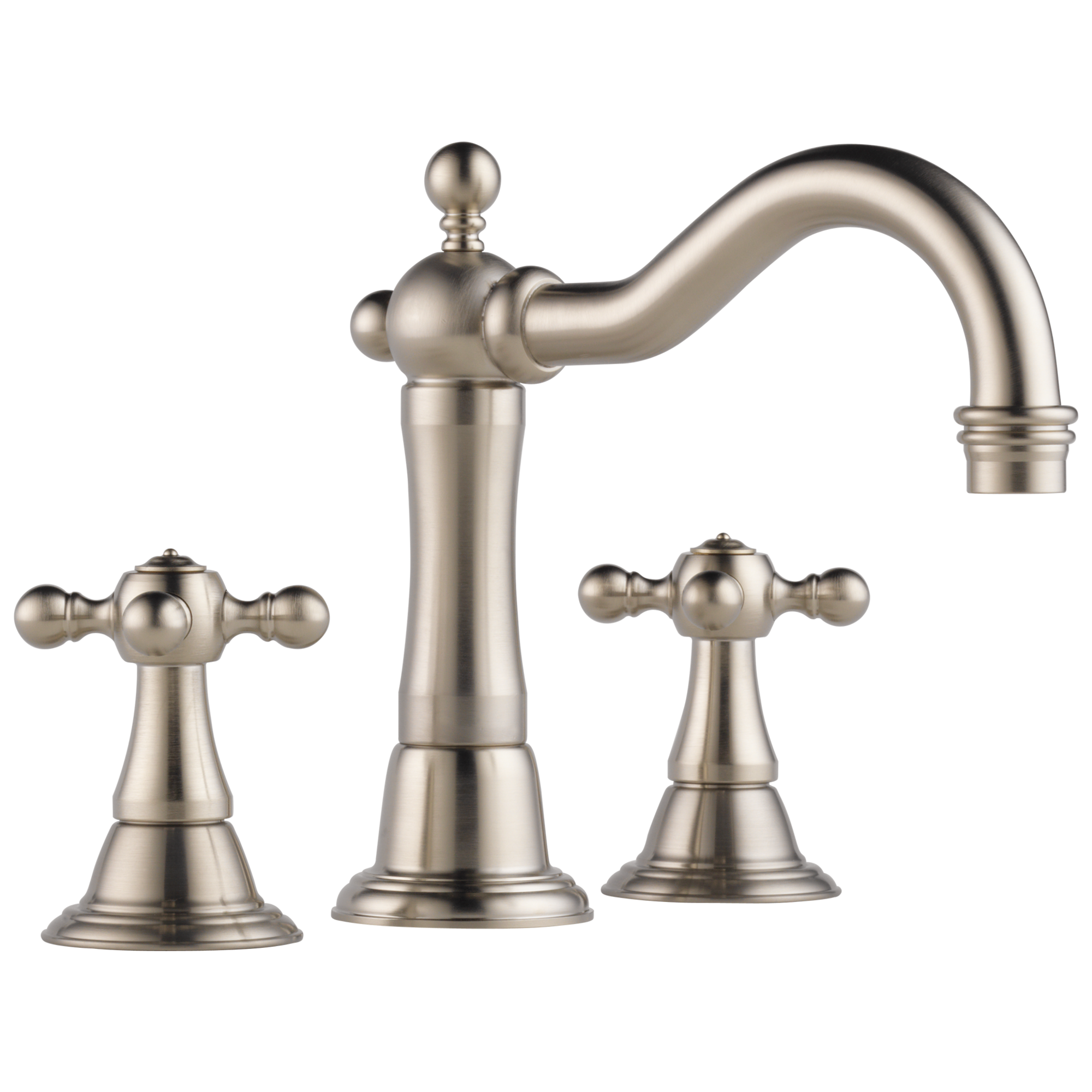 brushed nickel lavatory faucet