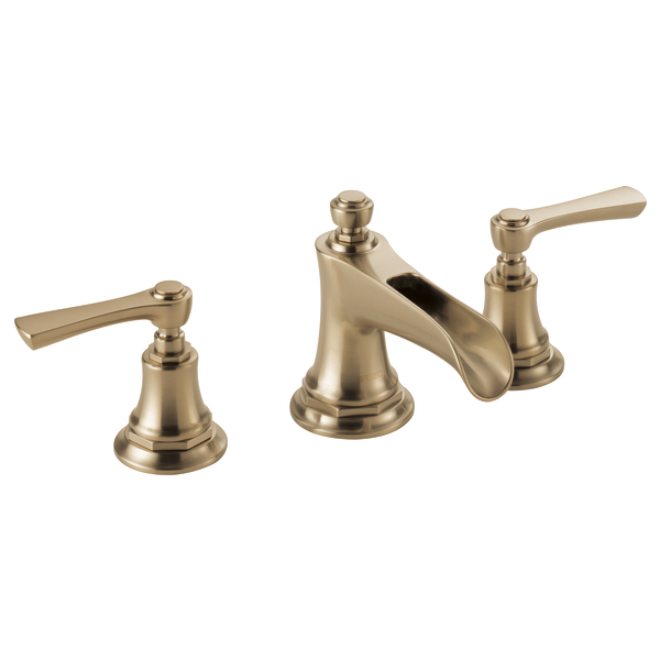 Brizo Rook Widespread Lavatory Faucet with Channel Spout - Less Handles 1.2 GPM