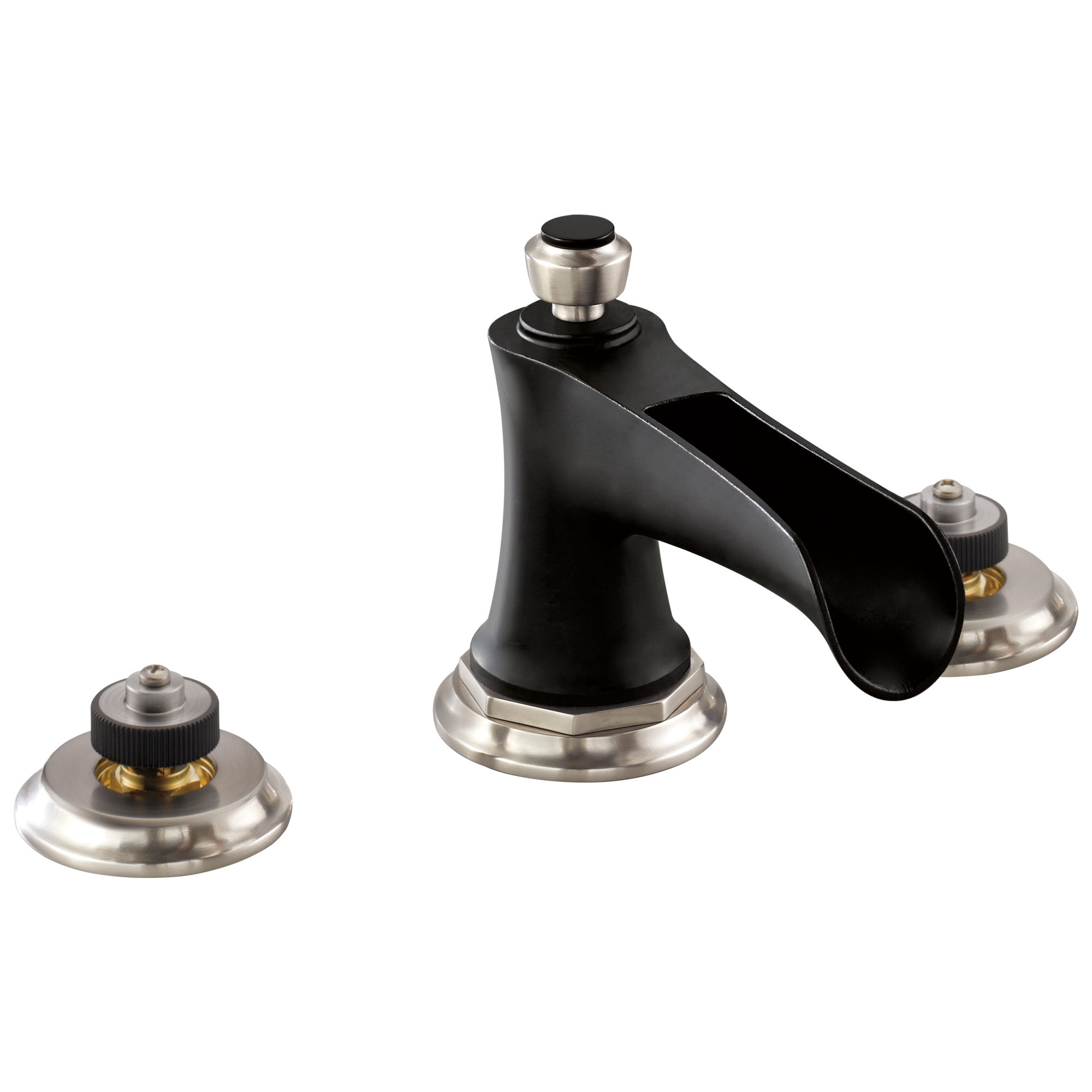 Brizo Rook Widespread Lavatory Faucet with Channel Spout - Less Handles 1.2 GPM by Brizo