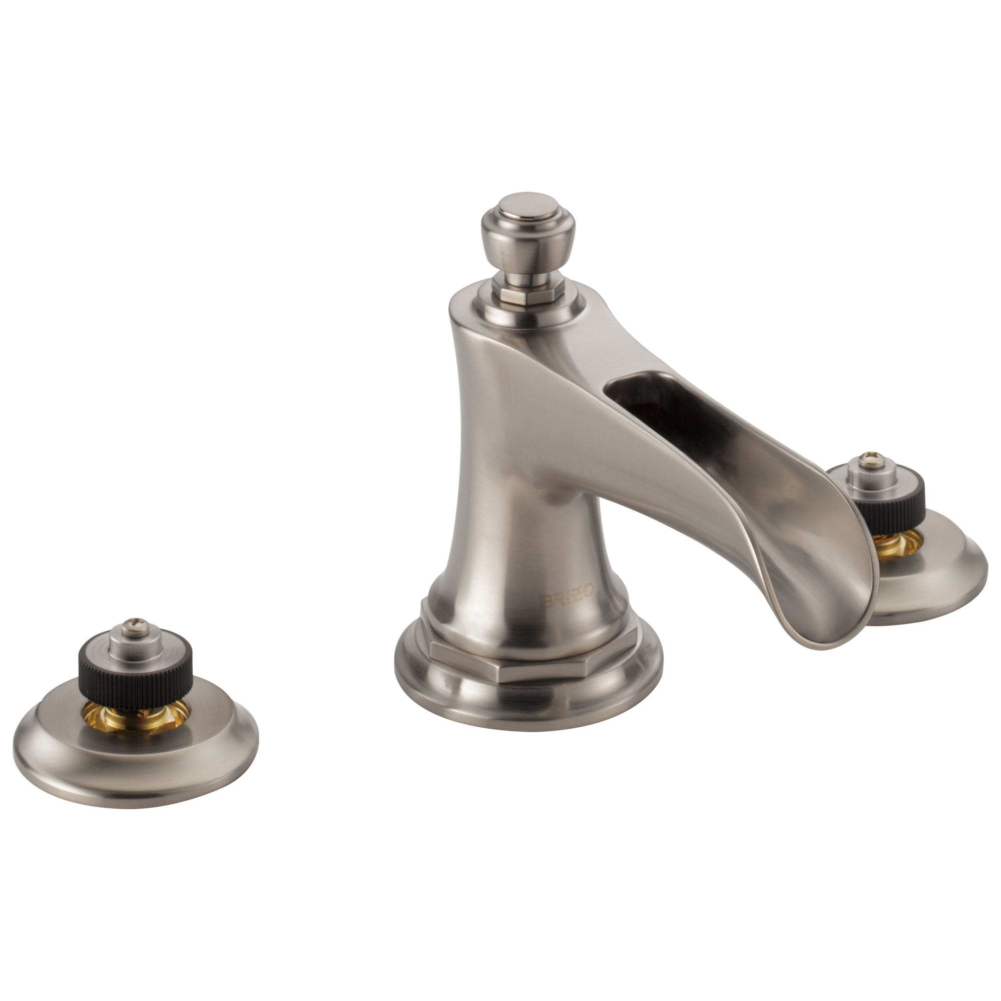 Brizo Rook Widespread Lavatory Faucet with Channel Spout - Less Handles 1.2 GPM by Brizo