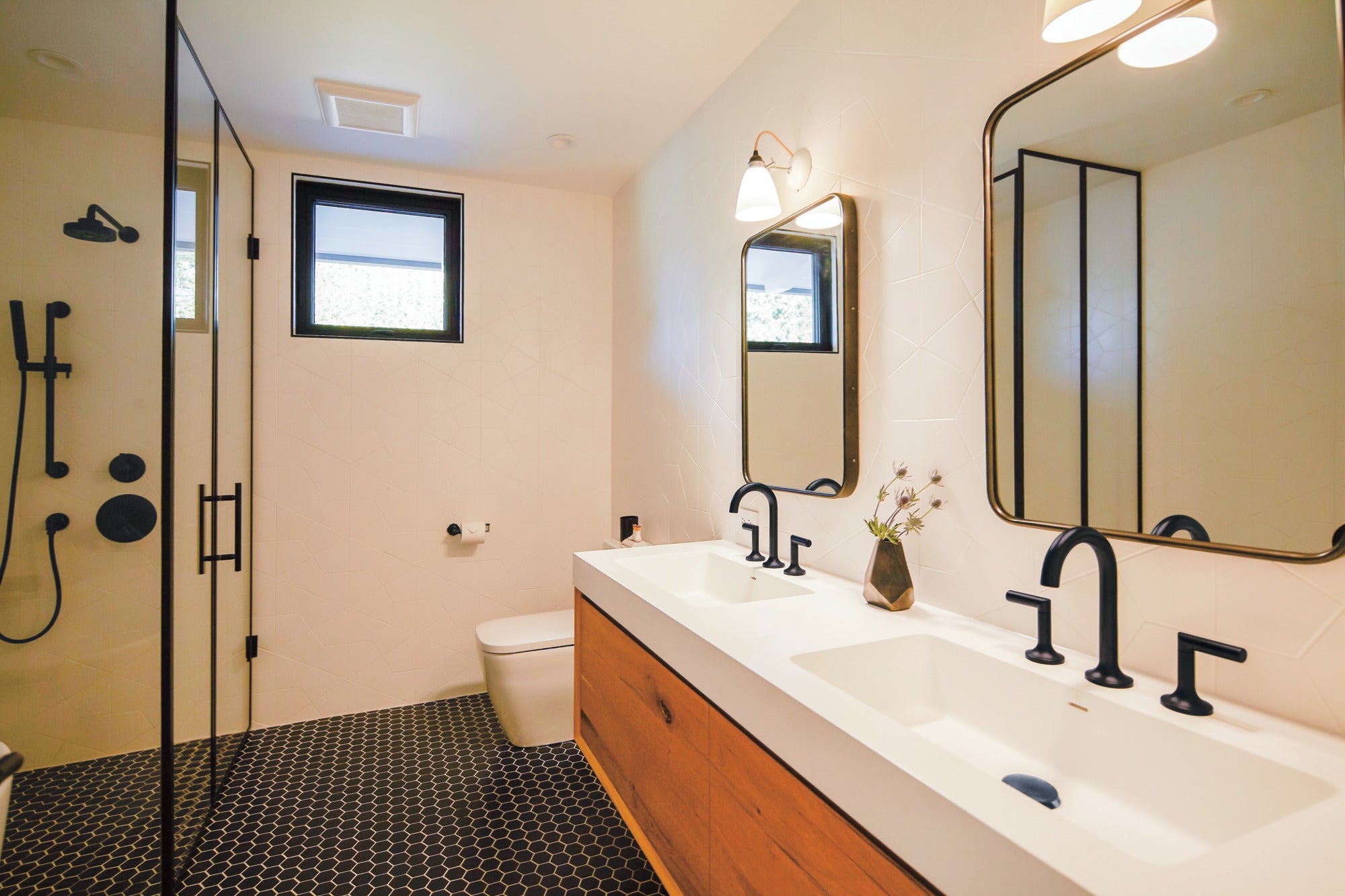 matte black diverter trim