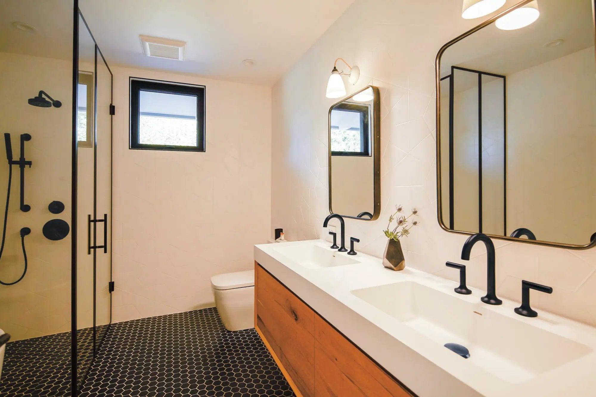 matte black diverter trim